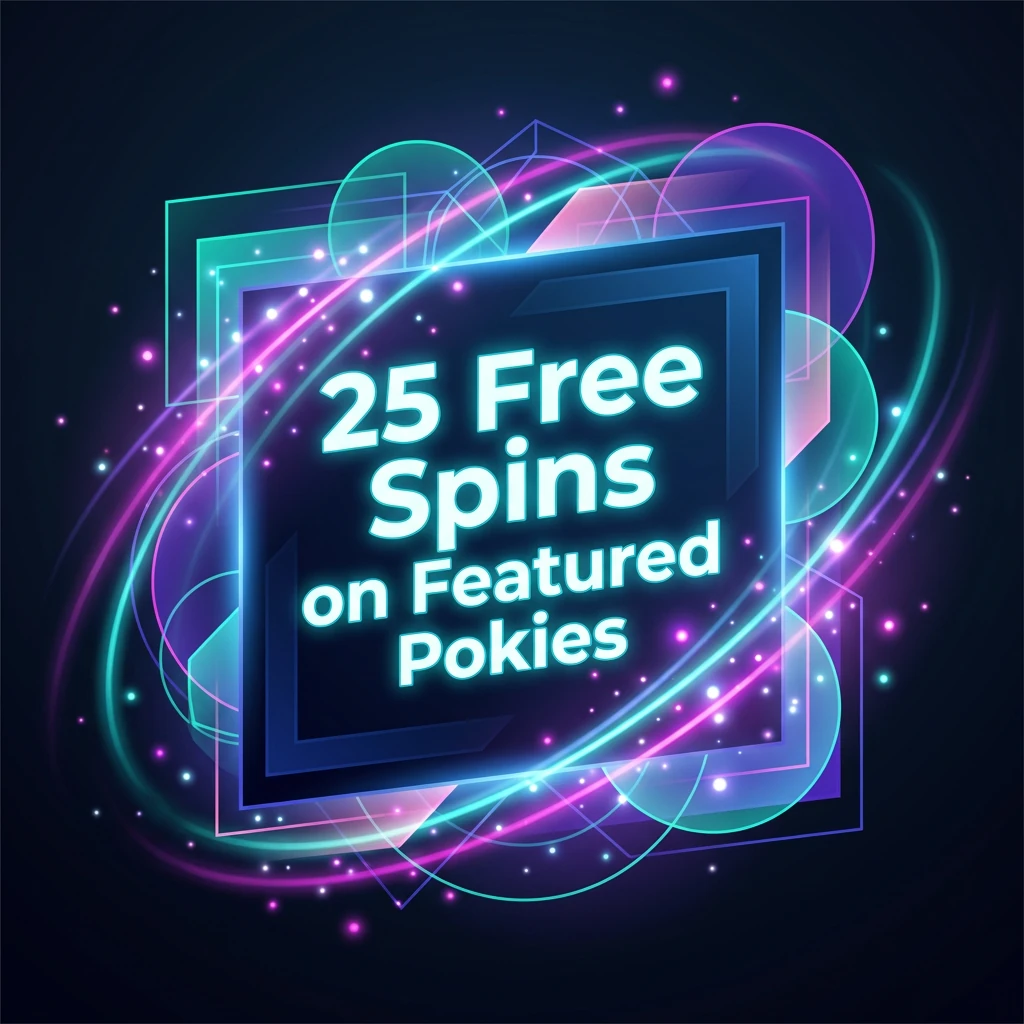 25 Free Spins on Featured Pokies